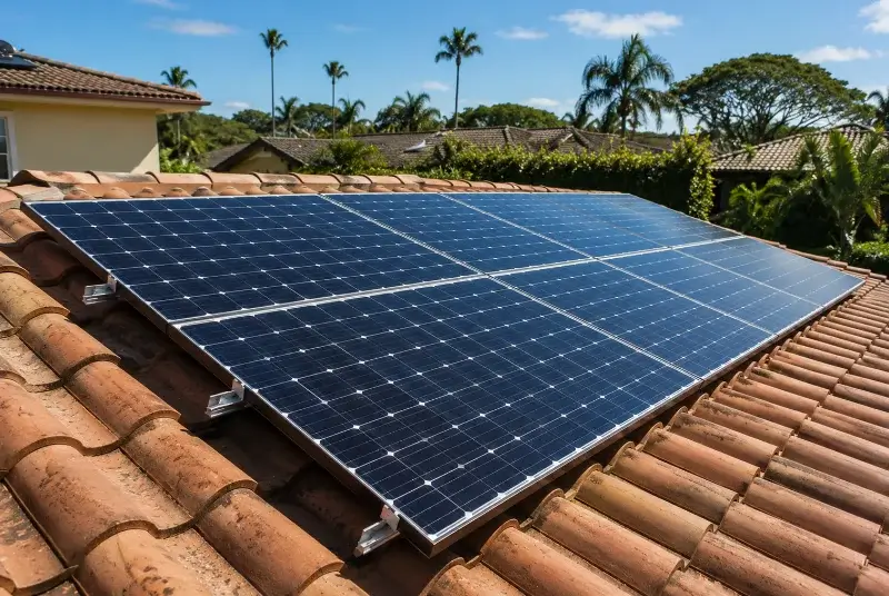 Installation de panneaux solaires à Pougnadoresse